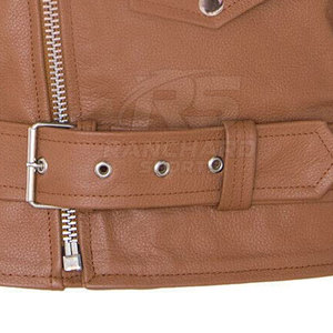 Chaqueta de Motociclista de Cuero Ajustada con Tirantes Ajustables, Chaqueta de Motociclista para Hombre, Estilo Urbano y de Carreras - Product Image 6