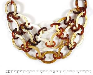 Chaîne à maillons en résine idéale pour les projets de bijoux artisanaux pour enfants, parfaite pour la mode tendance des collèges et des campus, chaîne à maillons en résine à bas prix - Product Image 2