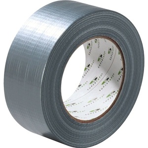 SuperDuct ST311 Silver-<b>Grey</b> Fabric Tape 50 m Length 72 mm Width SUPERTAPE Roll for Office Use - Product Image 1