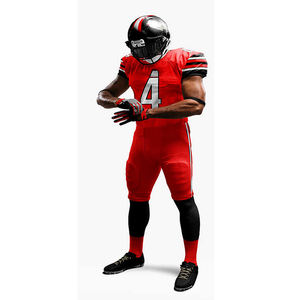 Uniformes de football américain à sublimation personnalisée Nouveau design Maillot et pantalon de football américain pour jeunes - Product Image 2