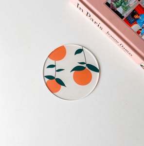 Greatest Quality Round Coaster in <b>Blue</b> Acrylic with Stylish Placemats and Pads Perfect for Elegant <b>Table</b> Protection and Decor - Product Image 5