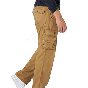 Secado rápido Ligero Transpirable Lona Casual Cargo Pantalones para correr Cintura elástica Bolsillos con cremallera Uso al aire libre - Product Image 4