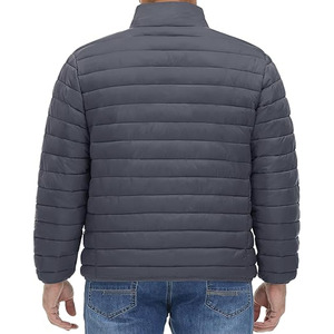 Blouson matelassé à col montant en toile personnalisé, fabriqué avec des matériaux de qualité supérieure, vêtement décontracté surdimensionné, nouvelle collection d'hiver, automne - Product Image 4