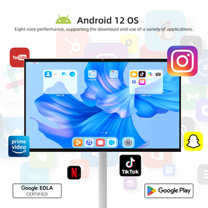 Téléviseur intelligent portable LED tactile flexible blanc 27" 32" avec écran LCD tactile 10 points Full HD rotatif Android - Product Image 3