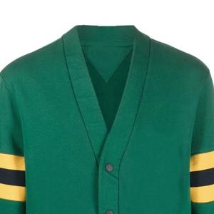 Custom Size Women's Winter <b>Cardigan</b> Front <b>Button</b> Embroidered Sorority Fraternity Casual Knitted Patchwork Solid Lined Pattern - Product Image 6