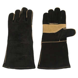 NOUVEAU Gants de soudage en cuir de vachette OEM, style paume complète, taille XS, personnalisés, pour mécanicien, antistatiques, respirants, résistants aux déchirures, 11 oz - Product Image 4