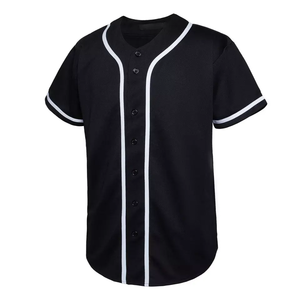 Camisetas de Béisbol Personalizadas para Hombre, Transpirables, que Absorben la Humedad, Antibacterianas, Uniformes de Equipo, Camiseta Deportiva de Manga Corta con Botones - Product Image 2