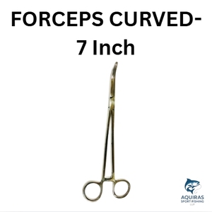 Alicates de pesca compactos de 7 pulgadas de alta resistencia con construcción de acero inoxidable de Punta curva para un trabajo eficiente de aparejos de extracción de anzuelos - Product Image 2