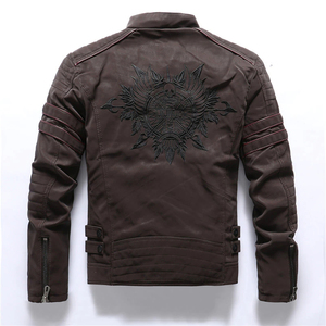 Conception personnalisée coupe parfaite Nouvel arrivage à bas prix d'une marque privée Tendance Qualité de la mode bon marché Vestes en cuir pour hommes - Product Image 3