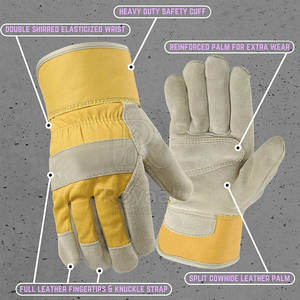 ถุงมือเซฟตี้หนังคุณภาพพรีเมียม ดีไซน์เฉพาะ บริการ OEM รับผลิตตามแบบ สวมใส่สบาย - Product Image 6