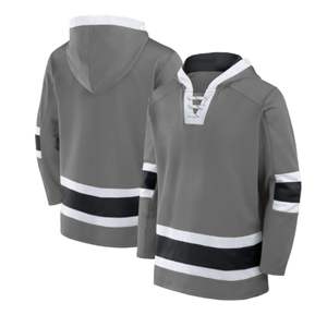 Custom Teamwear Latest Design Ice Hockey Jersey <b>lace</b> <b>up</b> with Applique Numbers 280 GSM Sportswear Ice hockey uniform - Product Image 4