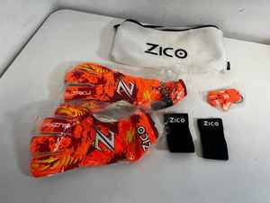 Guantes de portero de cuero Premium personalizables ajuste personalizado venta al por mayor fútbol látex agarre - Product Image 3