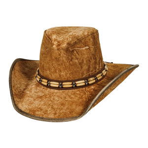 Nouveau style bas quantité minimale de commande chapeaux en cuir de cowboy meilleure vente couleur personnalisée meilleure vente produit chapeaux en cuir de cowboy - Product Image 1