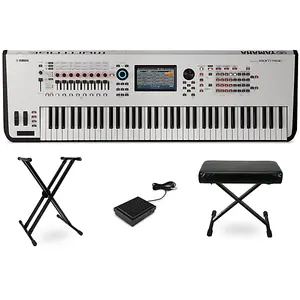 Synthétiseur numérique de qualité professionnelle MONTAGE 8 à 76 touches, piano numérique blanc, nouveau stock 2026 - Product Image 1