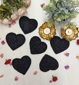 จานรองแก้ววอลนัทชุดรองแก้วไม้วอลนัท-คุณภาพสูง - Product Image 2