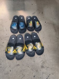 Sandalias de invierno de moda, ligeras y cómodas, con parte superior de mezclilla bordada, de PVC, con punta abierta, plantilla suave y transpirable, antideslizantes. - Product Image 6