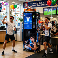Distributeur automatique de protéines intelligent pour les centres de fitness avec SDK, écran tactile de 32 pouces, options de paiement multiples