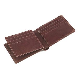 Goldlion — portefeuille en cuir marron pour hommes, portefeuille à trois faces, Top - Product Image 2