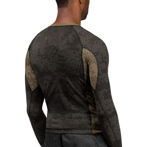 Service OEM Vêtements de Fitness pour Hommes Rash Guard Conceptions de Sublimation Personnalisées Rash Guard Ventes entières Bon marché Rashguards de haute qualité - Product Image 2