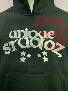 2024 personnalisé conçu en détresse sweat à capuche hommes surdimensionné lourd broderie haute qualité fermeture éclair goutte épaule 3D broderie 6XL hiver - Product Image 2