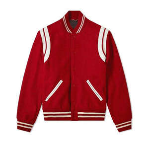 แจ็คเก็ตวาร์ซิตี้ผู้ชายคุณภาพสูงราคาขายส่ง แจ็คเก็ตวาร์ซิตี้ขายส่งและแบบสั่งทำสำหรับผู้ชาย แจ็คเก็ตเบสบอลสำหรับผู้ชาย - Product Image 1