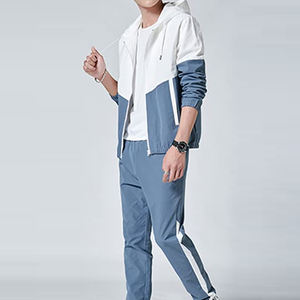 Costume coupe-vent respirant à manches longues pour hommes, nouveau dernier design pas cher pour le jogging - Product Image 5