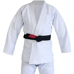 Prix bon marché unisexe Jiu Jitsu BJJ Gi uniformes Arts martiaux uniforme Bjj Gi costumes léger uni blanc Jiu Jitsu Kimono - Product Image 3