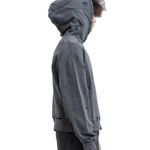 Sudaderas con Capucha para Hombre, Corte Regular, Estilo Desgastado, 100% Algodón, Invierno, Venta al Por Mayor, Precio de Oferta - Product Image 2