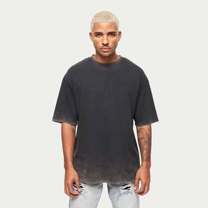 T-shirt vintage surdimensionné 100% coton délavé à l'acide streetwear pour hommes t-shirts à la mode de sérigraphie personnalisée vente en gros - Product Image 1