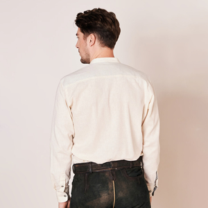 Camisas de Vestir Bávaras a Cuadros de Manga Larga Casuales para Hombre 2025, Ajuste Delgado, Transpirables, Tejidas, Servicio OEM Personalizado - Product Image 6