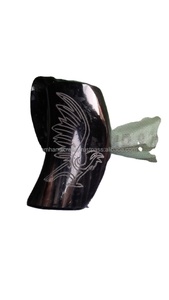 Jarra de cerveza vikinga Artesanía de lujo hecha a mano Último diseño Taza de cuerno para beber Precio al por mayor Exportación lista - Product Image 3