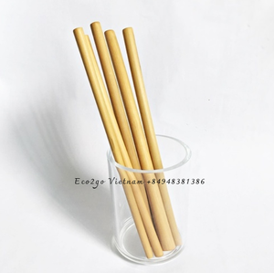 ชุดหลอดไม้ไผ่พร้อมแปรงทำความสะอาด/ชุดหลอดดูดหมู10ชิ้นพร้อมแปรงทำความสะอาด/หลอดดูดน้ำไม้ไผ่เป็นมิตรต่อสิ่งแวดล้อม - Product Image 2