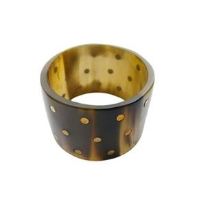 Brazalete de Cuerno de Búfalo Natural Hecho a Mano, Diseño Tradicional y Elegante con Impresión Digital - Product Image 5