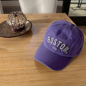 Venta al por mayor de alta calidad carta logo lavado Vintage ajustable sombrero de béisbol para niños gorras deportivas - Product Image 6