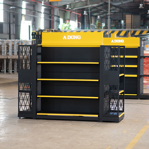 Étagère de supermarché en métal à double face ADONG, légère, avec étagères perforées |   Installation rapide |   OEM Vietnam |   A50 - Product Image 2