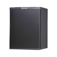 Mini-réfrigérateur compact pour table de chambre d'hôtel, absorption silencieuse, mini-réfrigérateur 30/40/60 litres, petit congélateur avec porte vitrée