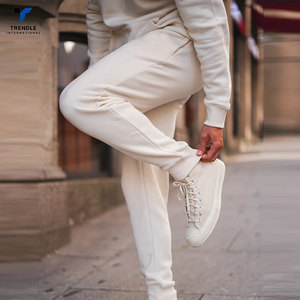 Chándal Deportivo Personalizado para Hombre, con Capucha, para Invierno, Casual, Sólido, de Poliéster/Algodón, con Forro Polar Absorbente de Sudor, Cintura Elástica, Completo - Product Image 4