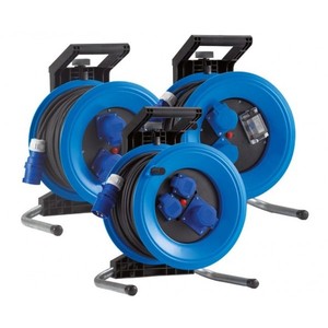 Hedi Tamburo di Cavo in Plastica Professional Plus 320 con 3x Prese di Sicurezza - Product Image 1