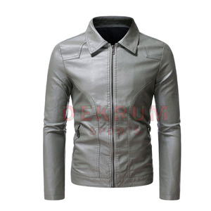Nouvelle Collection 2026 : Vestes en Cuir Véritable pour Hommes – Coupe Slim, Personnalisables, Faible MOQ - Product Image 1
