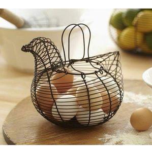 ตะกร้าเหล็กไข่แบบคลาสสิกเหมาะสำหรับใช้ในชีวิตประจำวันมีโครงสร้างแข็งแรงทนทานและหรูหราทันสมัย - Product Image 2