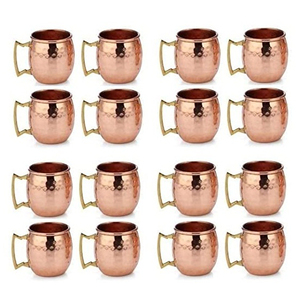 Wine Tumbler <b>Copper</b> Drinking Black Color Hammer Design Mug and <b>Cup</b> with Handle Handmade <b>Copper</b> Beer Mug - Product Image 6