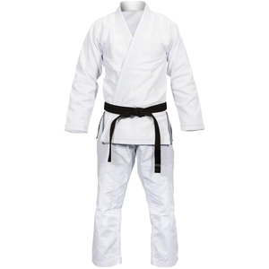 Kimono de Jiu-Jitsu noir, uniforme de Jiu-Jitsu, adulte unisexe, 100% coton, vêtements d'arts martiaux durables, coupe standard - Product Image 6
