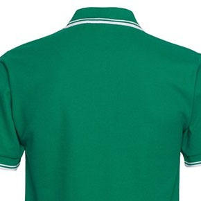 Chemises pour hommes en maille unie à étiquette privée avec logo personnalisé, séchage rapide, 100% coton, service ODM - Product Image 3