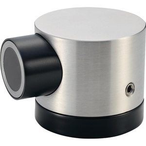 KWS Aluminum Door Stop 1015.02 Silver-Lacquered <b>Draft</b> <b>Stopper</b> for Floor Mounting - Product Image 1