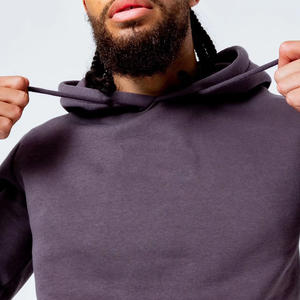 Survêtement d'hiver unisexe brodé avec logo personnalisé pour hommes Sweat à capuche surdimensionné et ensemble de pantalons de jogging en tissu polaire grande taille - Product Image 5