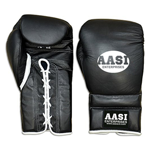 ถุงมือมวยหนังวัวหรือหนังเทียมผูกเชือกสำหรับฝึกซ้อมล่าสุด - Product Image 6