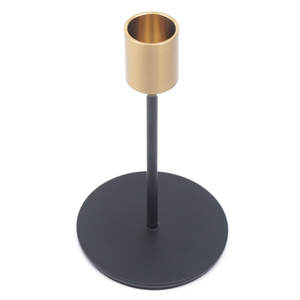 Customizable Black and Rose Gold <b>Candle</b> Holder Made From Sustainable Quality Metal Perfect for Creating a Modern and Wedding - Product Image 3
