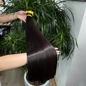 Producto de alta calidad, extensiones de cabello humano virgen a granel, estilos rectos naturales, cabello crudo vietnamita - Product Image 3