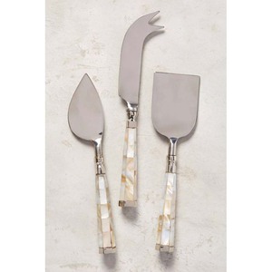 Ensemble de trancheuses à beurre en acier inoxydable de nouveau design avec manche épais en bambou couteau de mariage épandeur de trancheuse à fromage pour la cuisine à domicile - Product Image 3