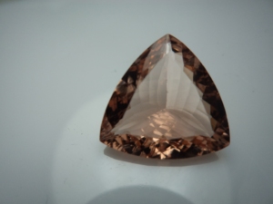 Piedras preciosas de tamaño calibrado sueltas de corte trillón facetado de morganita Natural 100% de calidad súper fina para uso de joyería al por mayor - Product Image 3